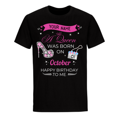 NOVEMBER PERSONALIZABLE QUEEN SHIRT