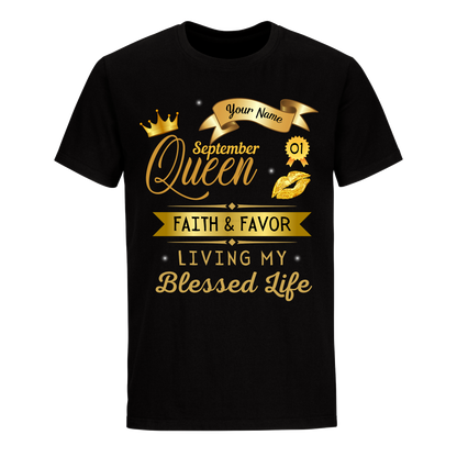 SEPTEMBER PERSONALIZABLE FAITH AND FAVOUR SHIRT