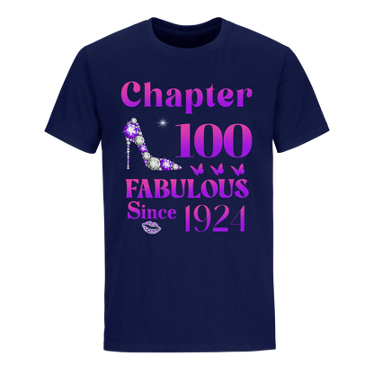 100TH FABULOUS SINCE 1924 UNISEX SHIRT