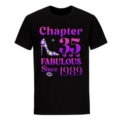 35 FABULOUS SINCE 1989 UNISEX SHIRT