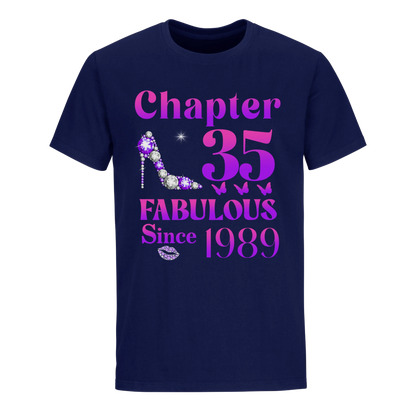 35TH FABULOUS SINCE 1989 UNISEX SHIRT