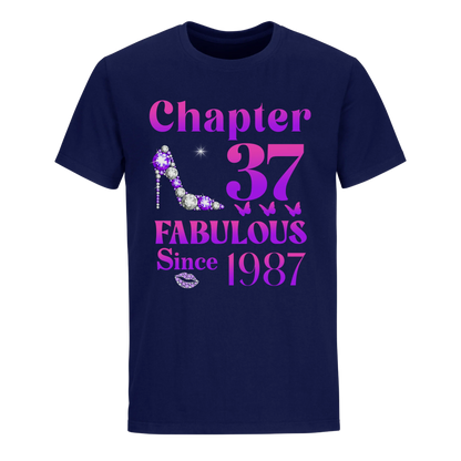 37TH FABULOUS SINCE 1987 UNISEX SHIRT