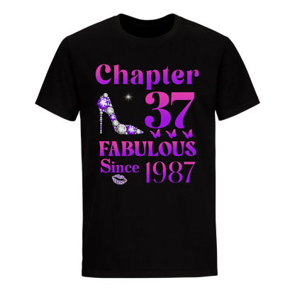 37TH FABULOUS SINCE 1987 UNISEX SHIRT