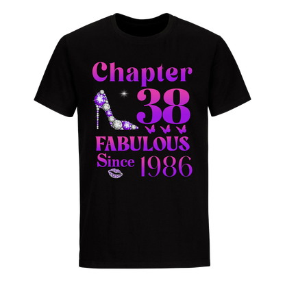 38 FABULOUS SINCE 1986 UNISEX SHIRT