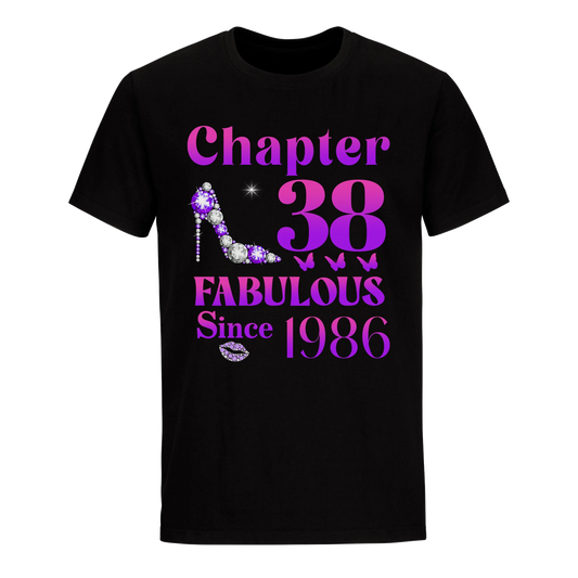 38 FABULOUS SINCE 1986 UNISEX SHIRT