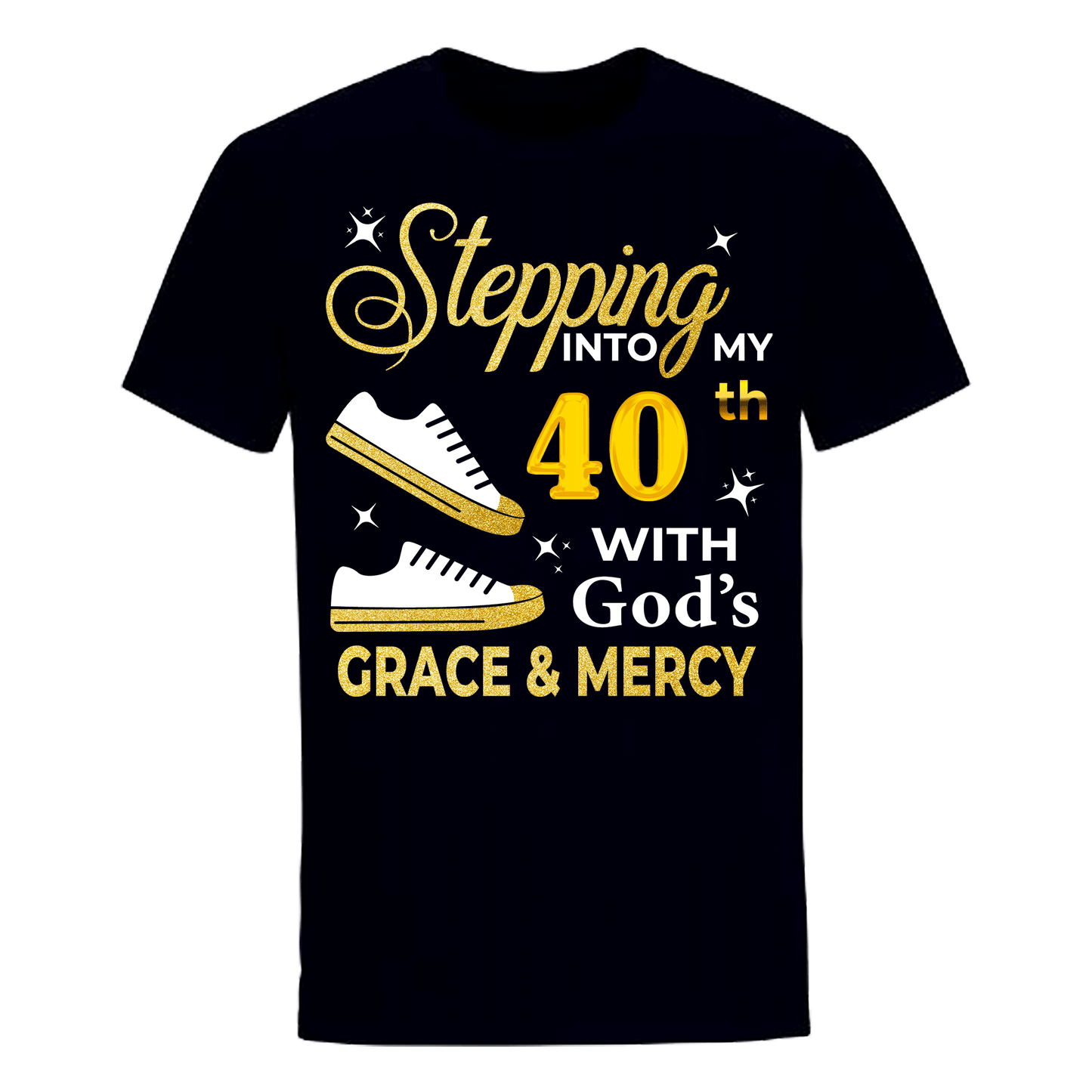 40TH GOD'S GRACE & MERCY UNISEX SHIRT