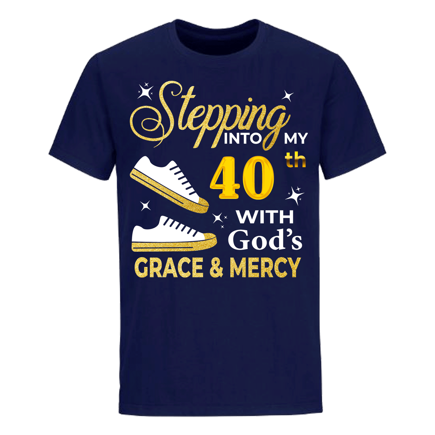 40TH GOD'S GRACE & MERCY UNISEX SHIRT