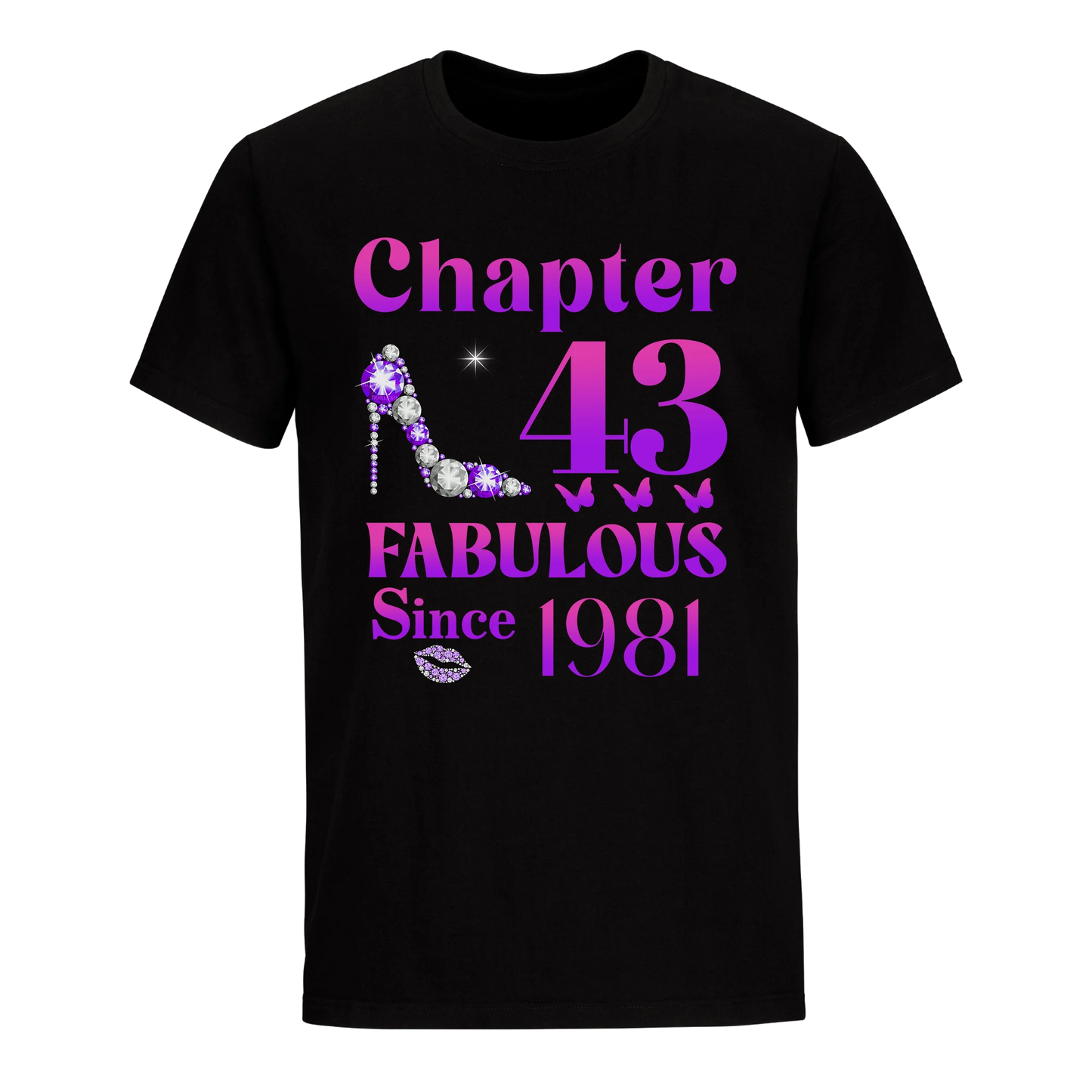 43 FABULOUS SINCE 1981 UNISEX SHIRT