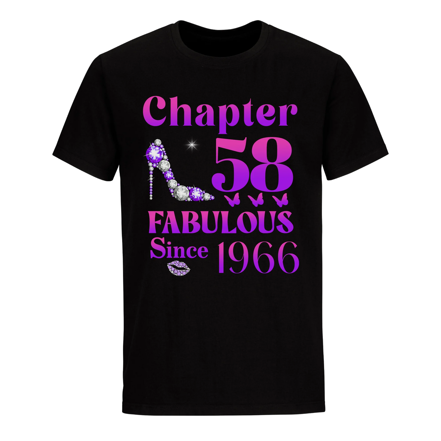 58TH FABULOUS SINCE 1966 UNISEX SHIRT