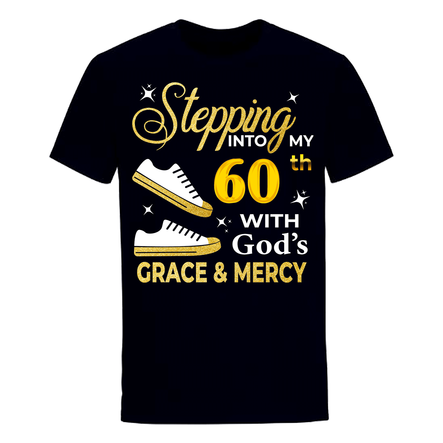 60TH GOD'S GRACE & MERCY UNISEX SHIRT