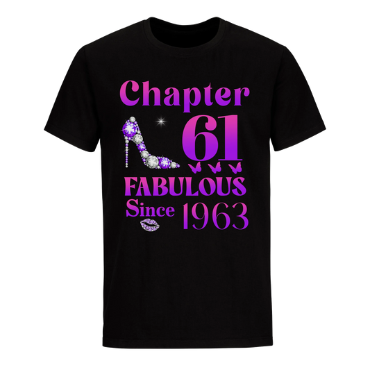 61 FABULOUS SINCE 1963 UNISEX SHIRT