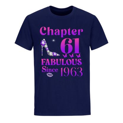 61ST FABULOUS SINCE 1963 UNISEX SHIRT