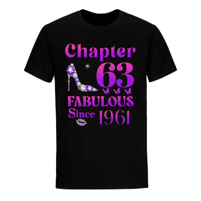 63 FABULOUS SINCE 1961 UNISEX SHIRT