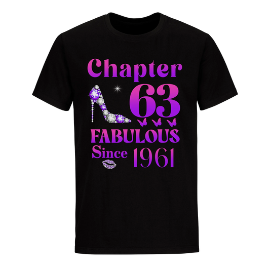 63 FABULOUS SINCE 1961 UNISEX SHIRT