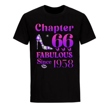 66 FABULOUS SINCE 1958 UNISEX SHIRT