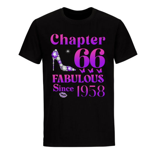 66 FABULOUS SINCE 1958 UNISEX SHIRT