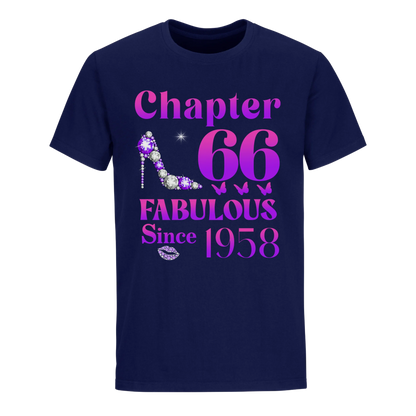 66 FABULOUS SINCE 1958 UNISEX SHIRT