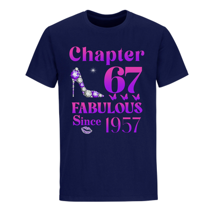 67TH FABULOUS SINCE 1957 UNISEX SHIRT