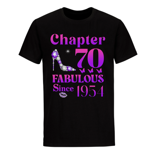 70 FABULOUS SINCE 1954 UNISEX SHIRT