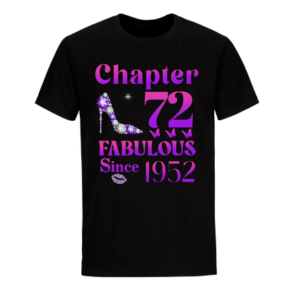 72 FABULOUS SINCE 1952 UNISEX SHIRT