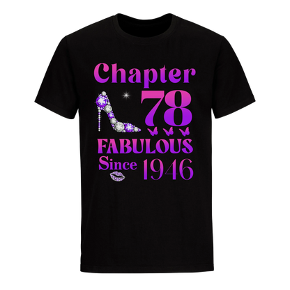 78 FABULOUS SINCE 1946 UNISEX SHIRT