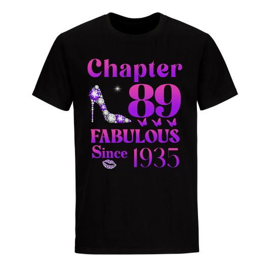 89 FABULOUS SINCE 1935 UNISEX SHIRT