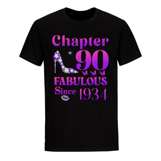 90TH FABULOUS SINCE 1934 UNISEX SHIRT