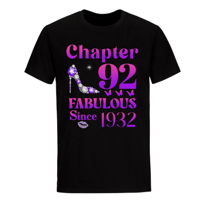 92 FABULOUS SINCE 1932 UNISEX SHIRT