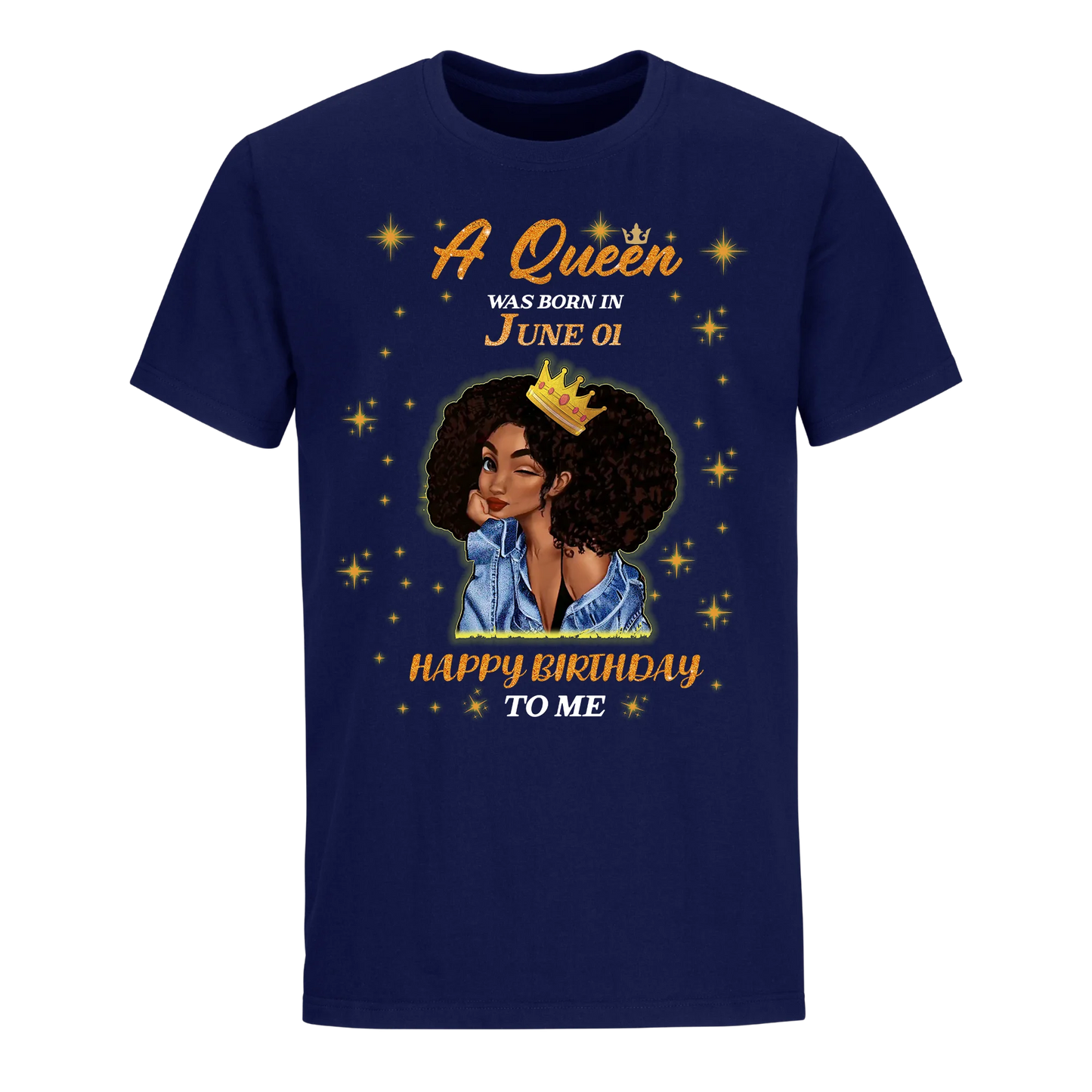 A QUEEN WAS BORN IN JUNE 1ST UNISEX SHIRT