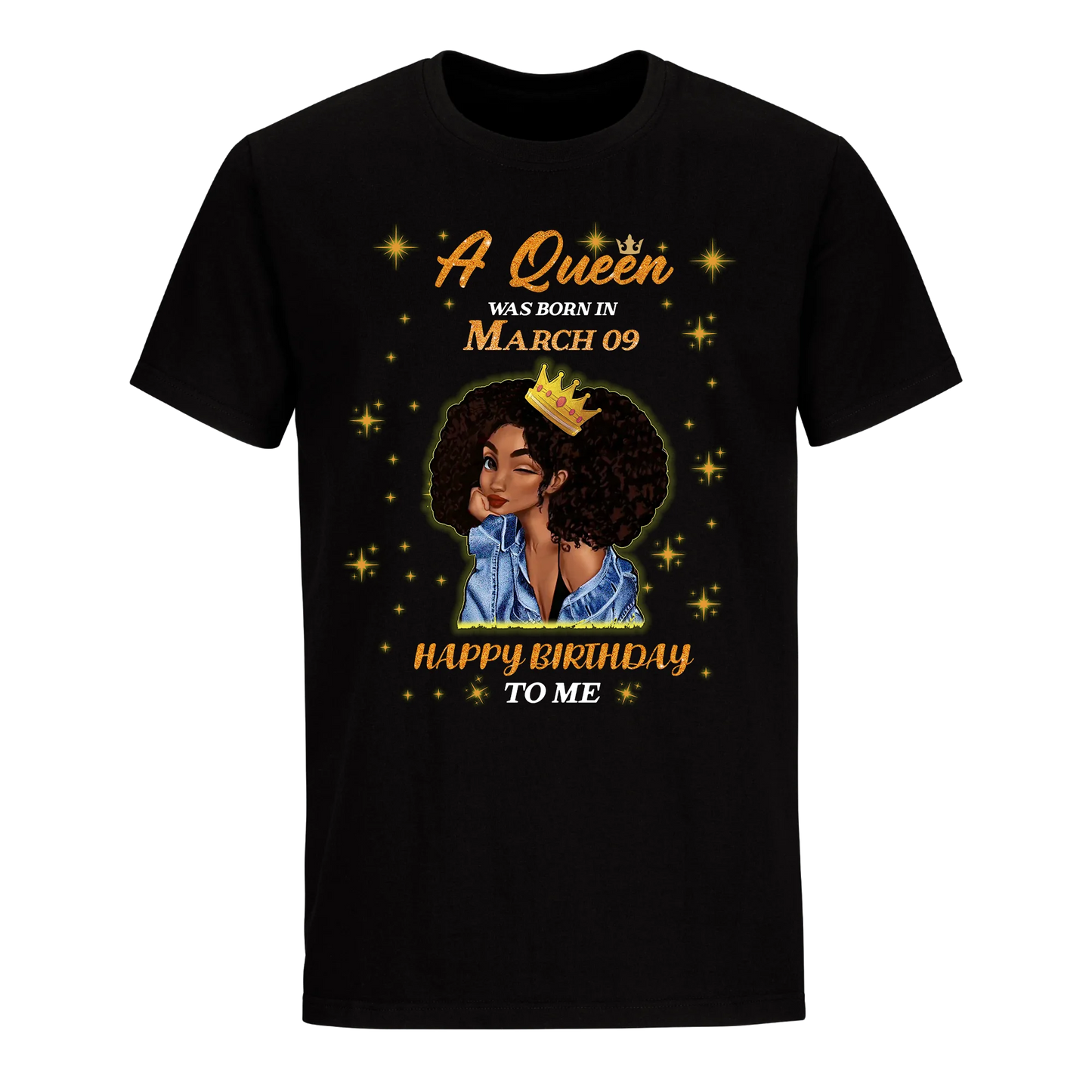 A QUEEN WAS BORN IN MARCH 9TH UNISEX SHIRT