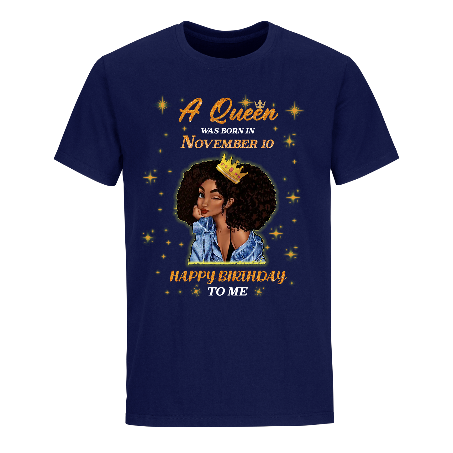 QUEEN WAS BORN IN NOVEMBER 10 UNISEX SHIRT