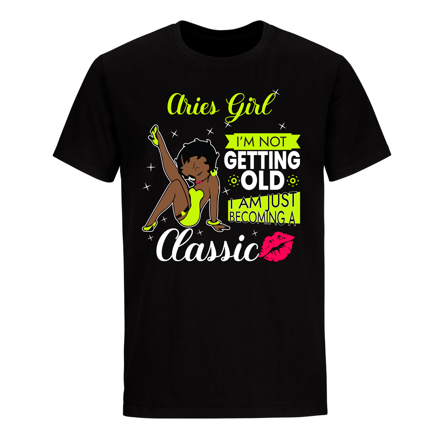 ARIES GIRL CLASSIC GREEN SHIRT