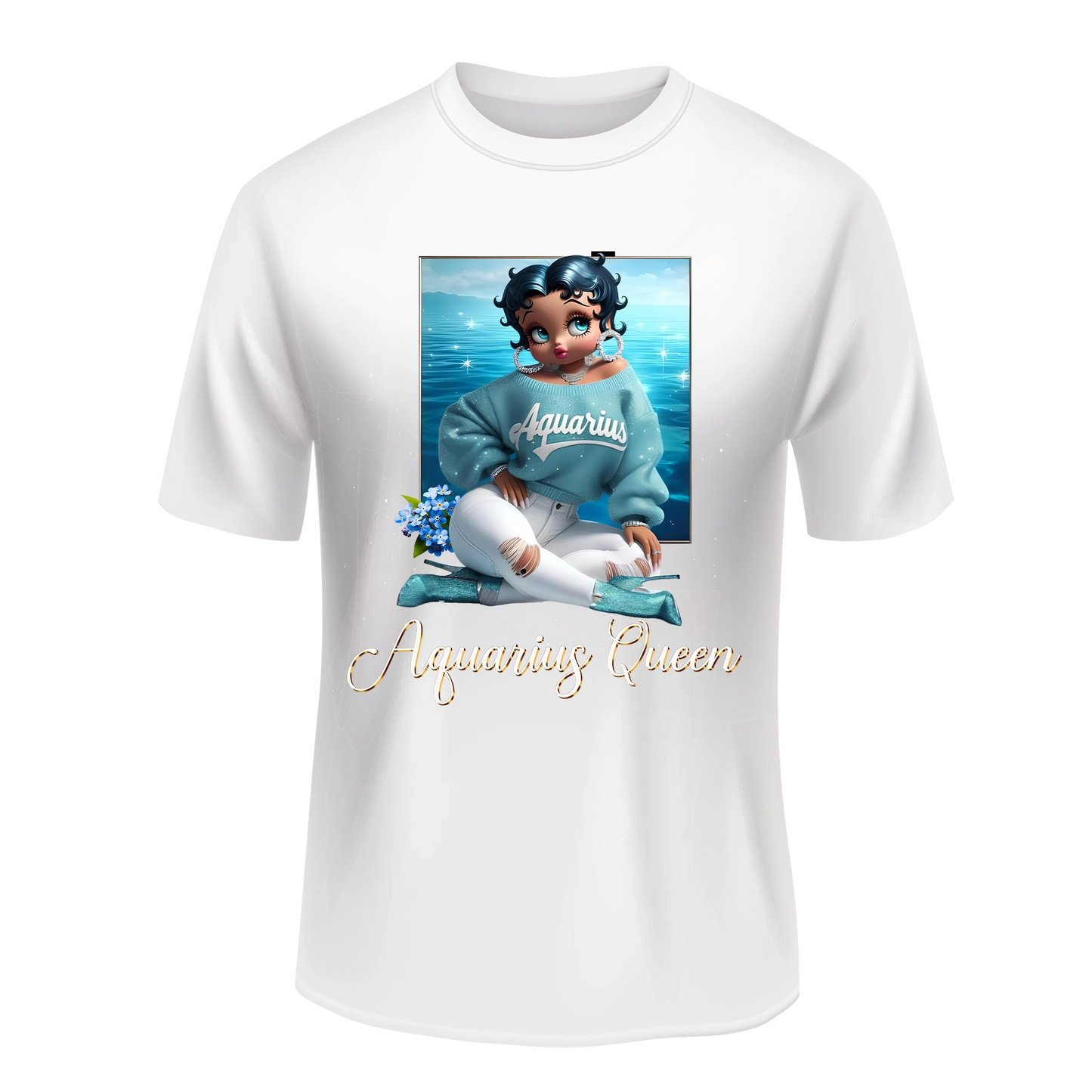 AQUARIUS QUEEN ZOD SUNSIGN UNISEX SHIRT