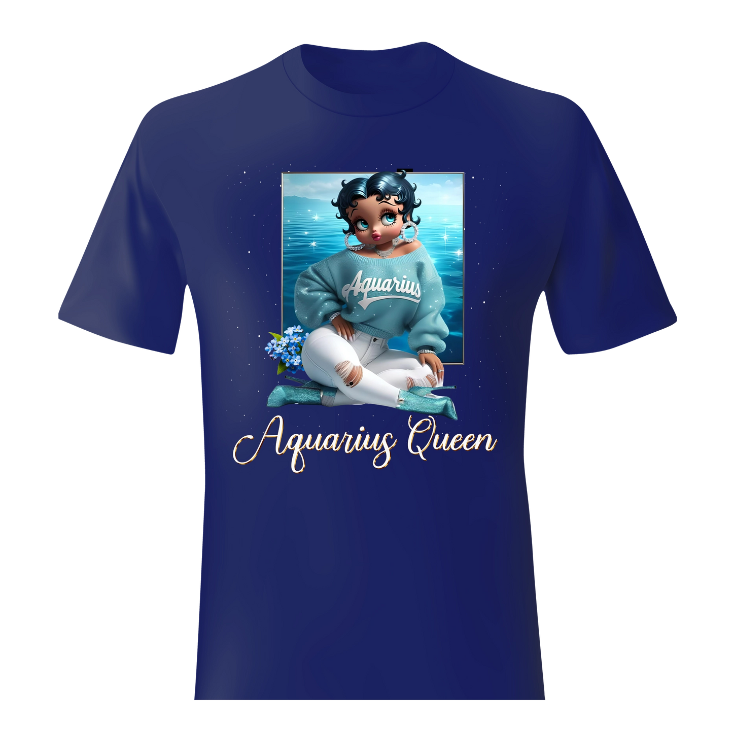 AQUARIUS QUEEN ZOD SUNSIGN UNISEX SHIRT