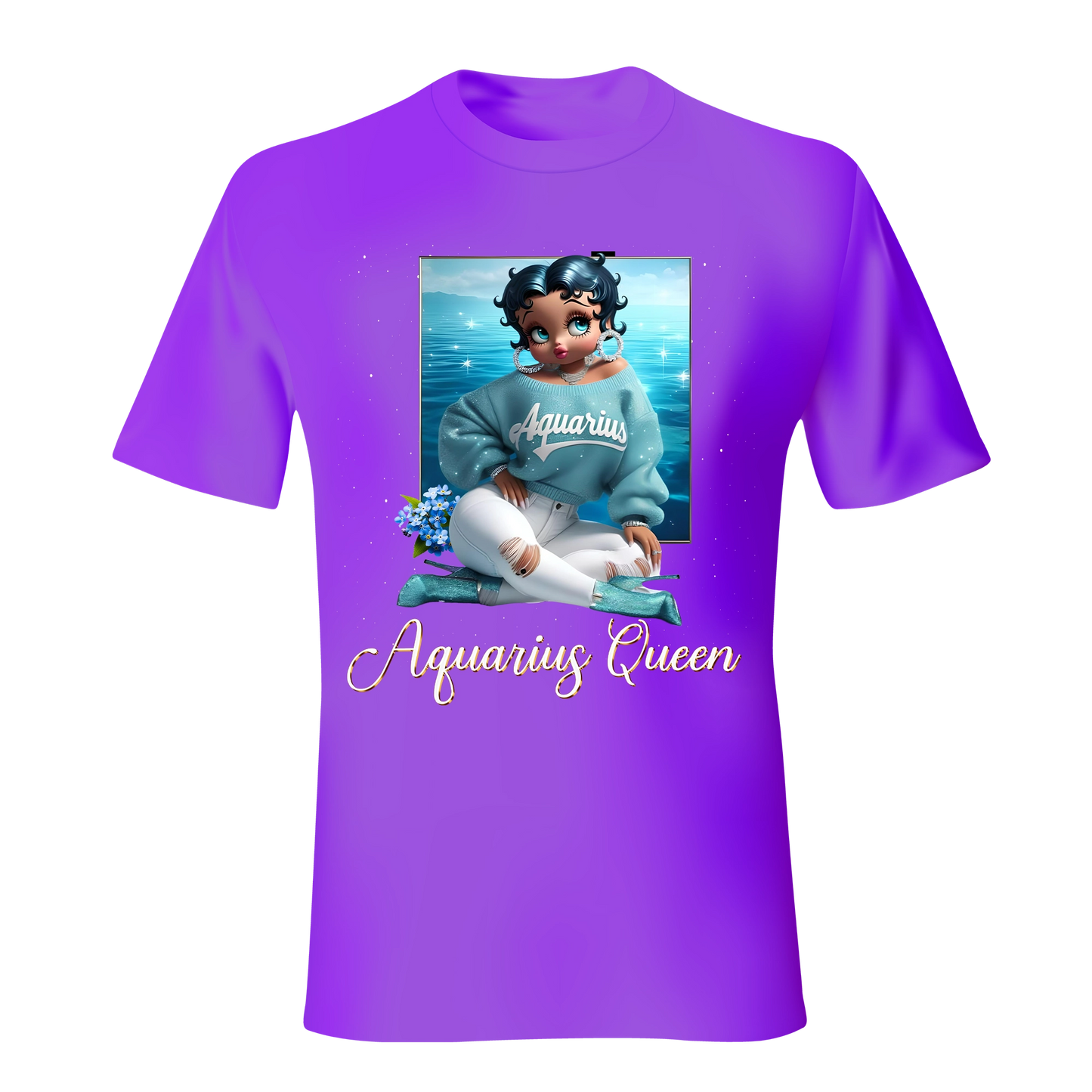 AQUARIUS QUEEN ZOD SUNSIGN UNISEX SHIRT