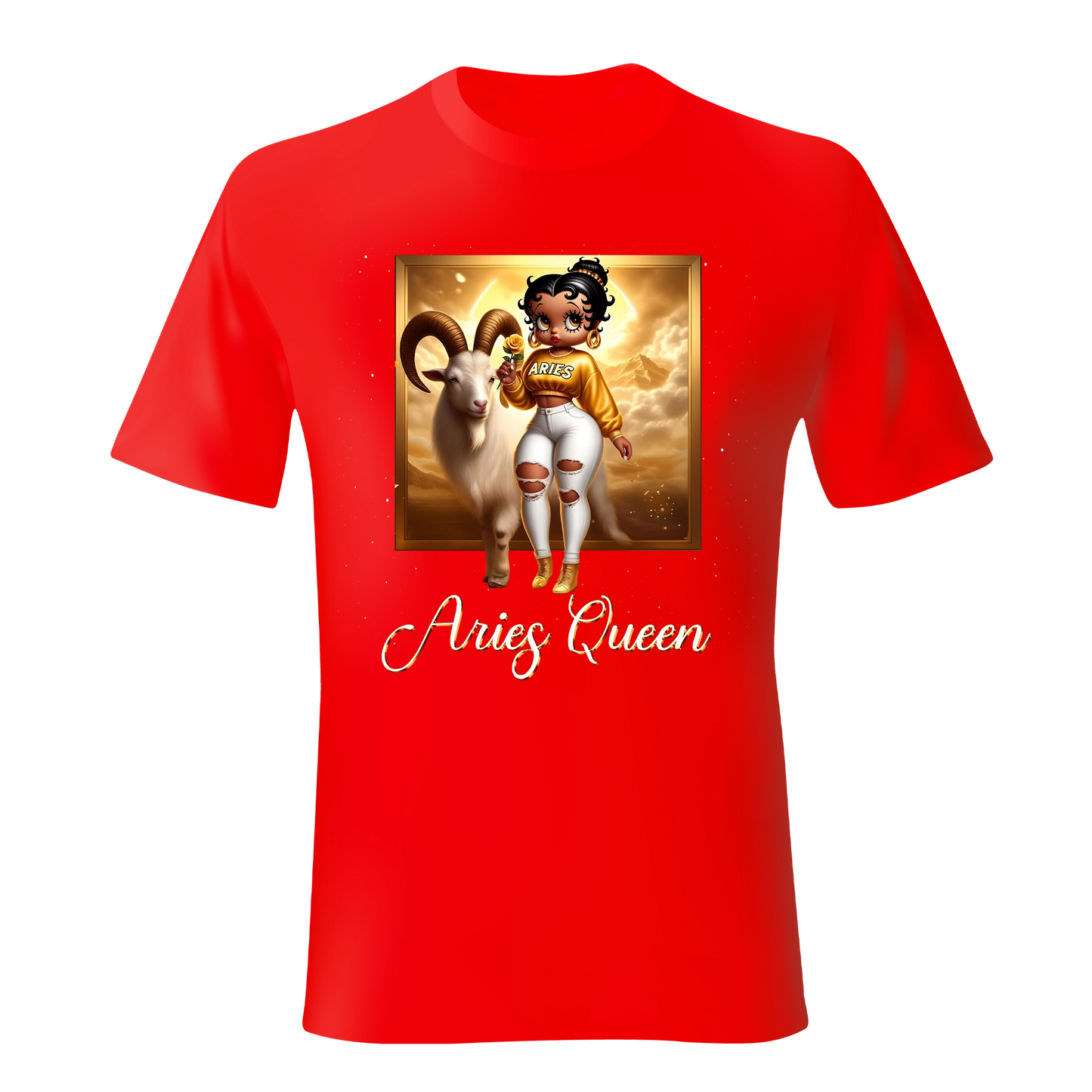 ARIES QUEEN ZOD SUNSIGN UNISEX SHIRT