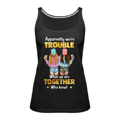 Trouble Together Premium Racerback Tank