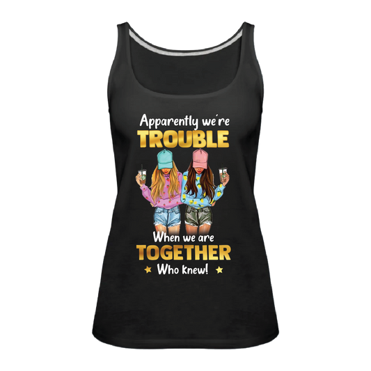 Trouble Together Premium Racerback Tank