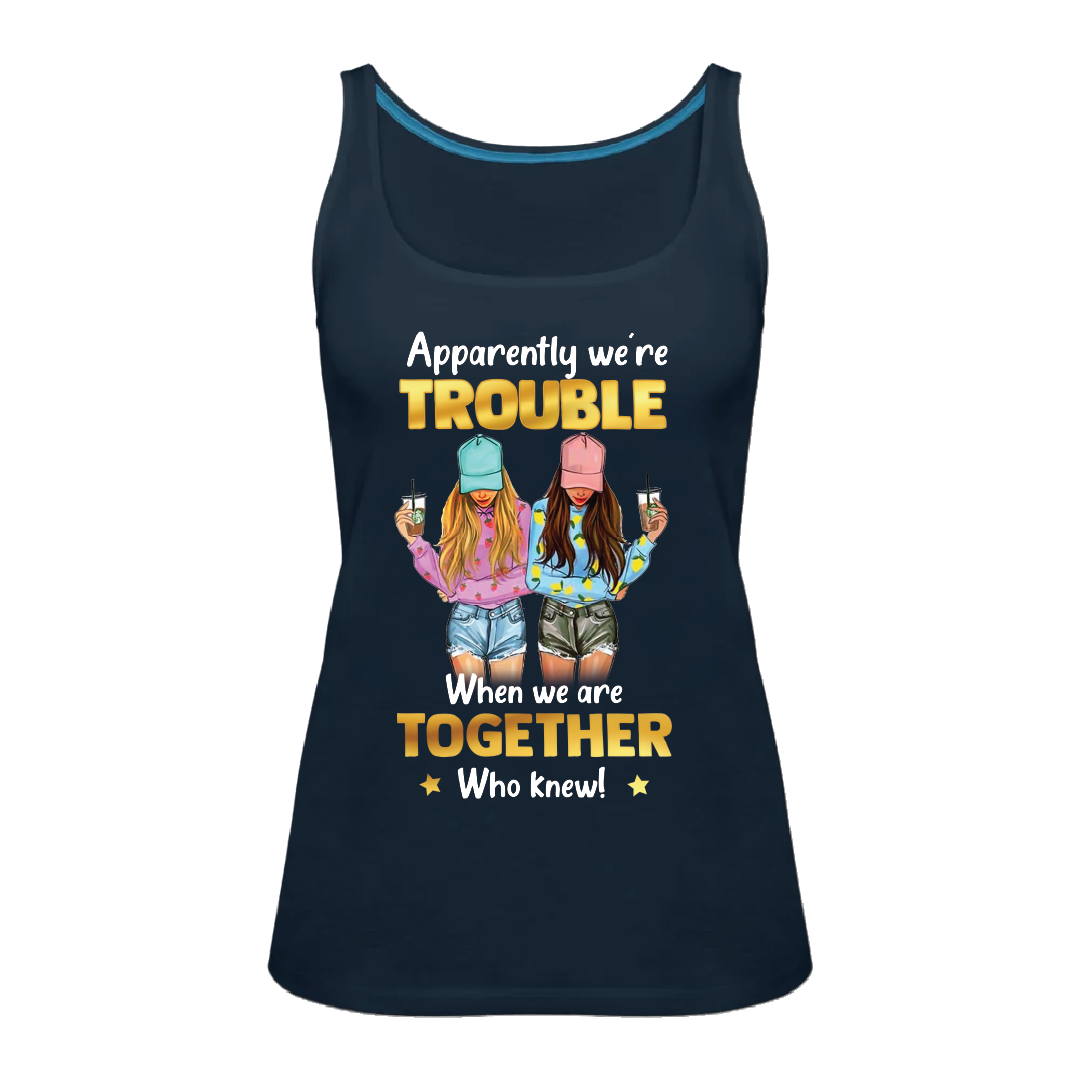 Trouble Together Premium Racerback Tank