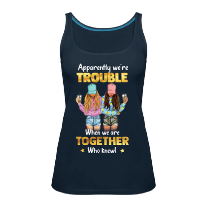 Trouble Together Premium Racerback Tank