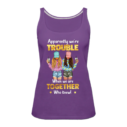 Trouble Together Premium Racerback Tank