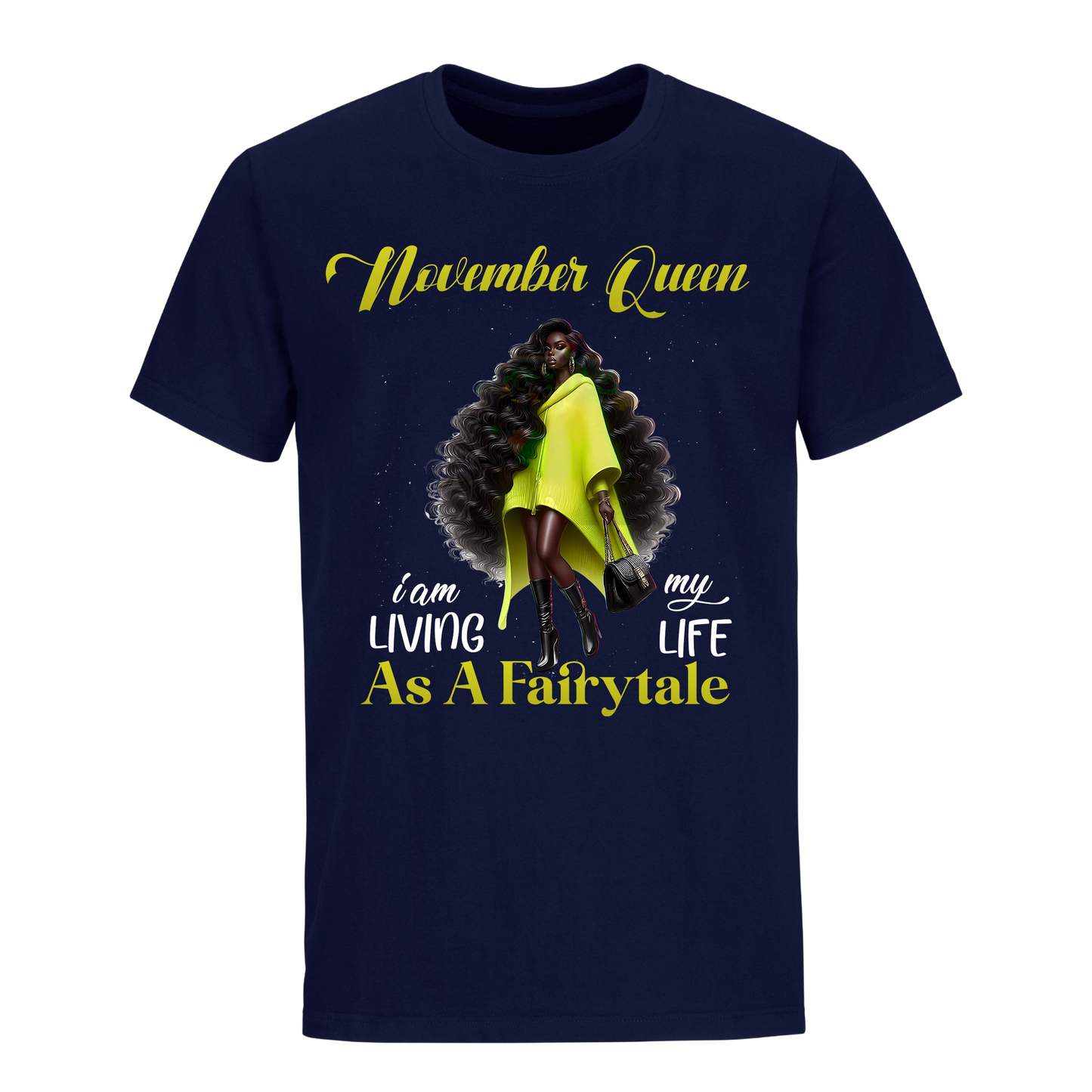 AS A FAIRYTALE NOVEMBER QUEEN UNISEX SHIRT