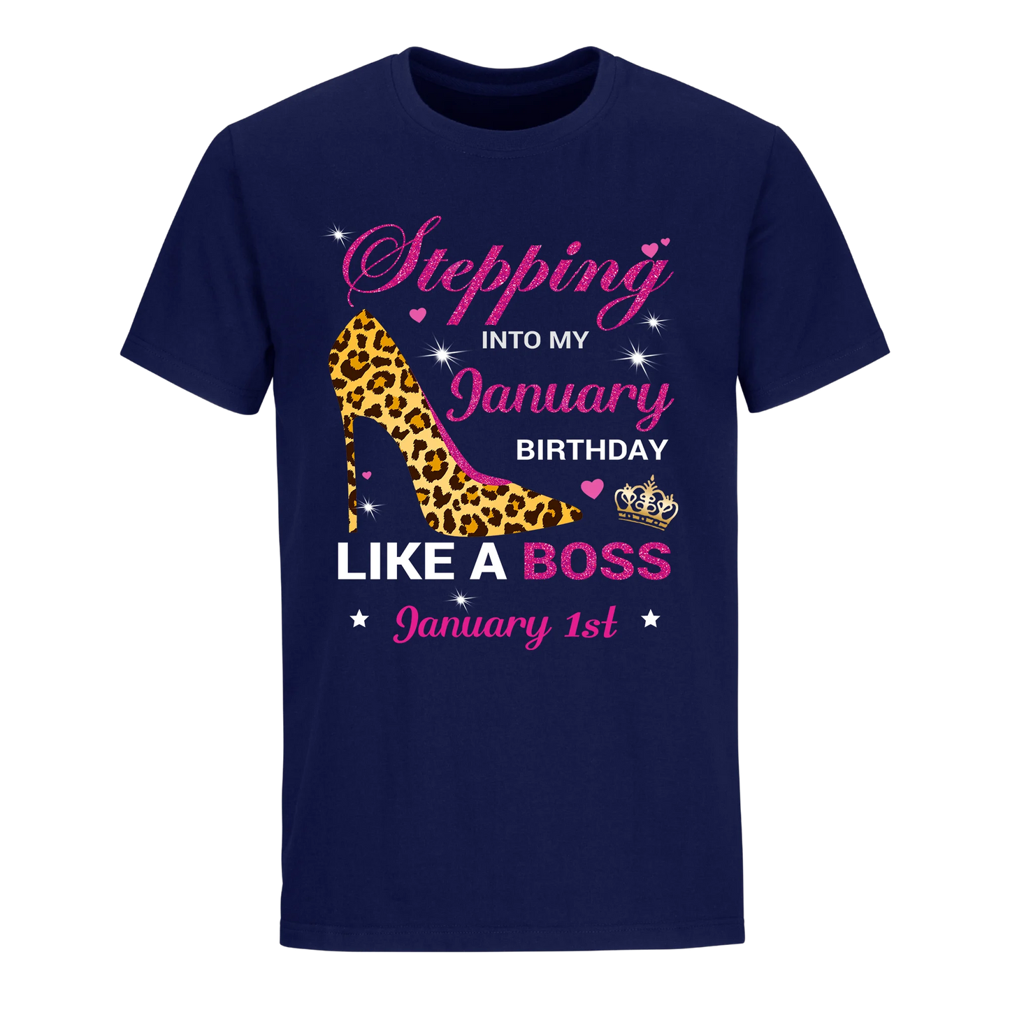 BIRTHDAY BOSS JANUARY 1ST UNISEX SHIRT