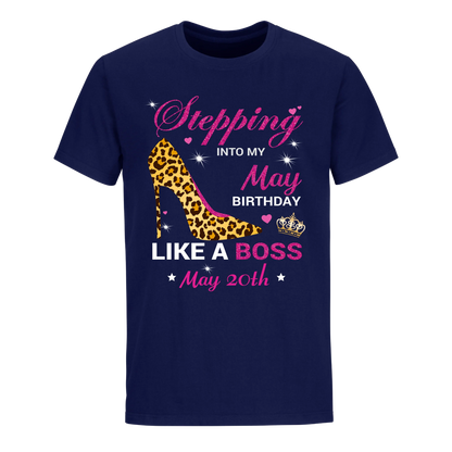 BIRTHDAY BOSS MAY 20TH UNISEX SHIRT