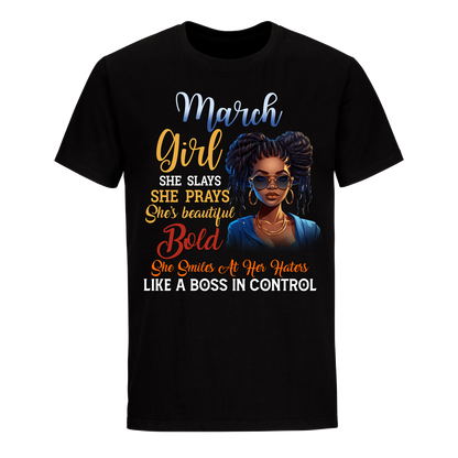 BOSS IN CONTROL MARCH UNISEX SHIRT