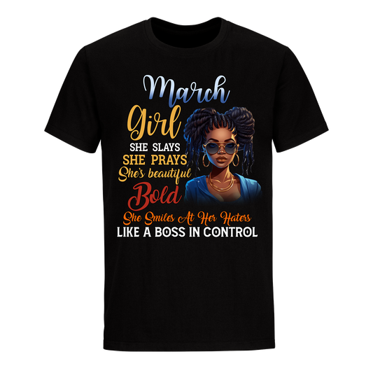 BOSS IN CONTROL MARCH UNISEX SHIRT