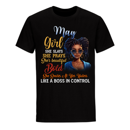 BOSS IN CONTROL MAY UNISEX SHIRT