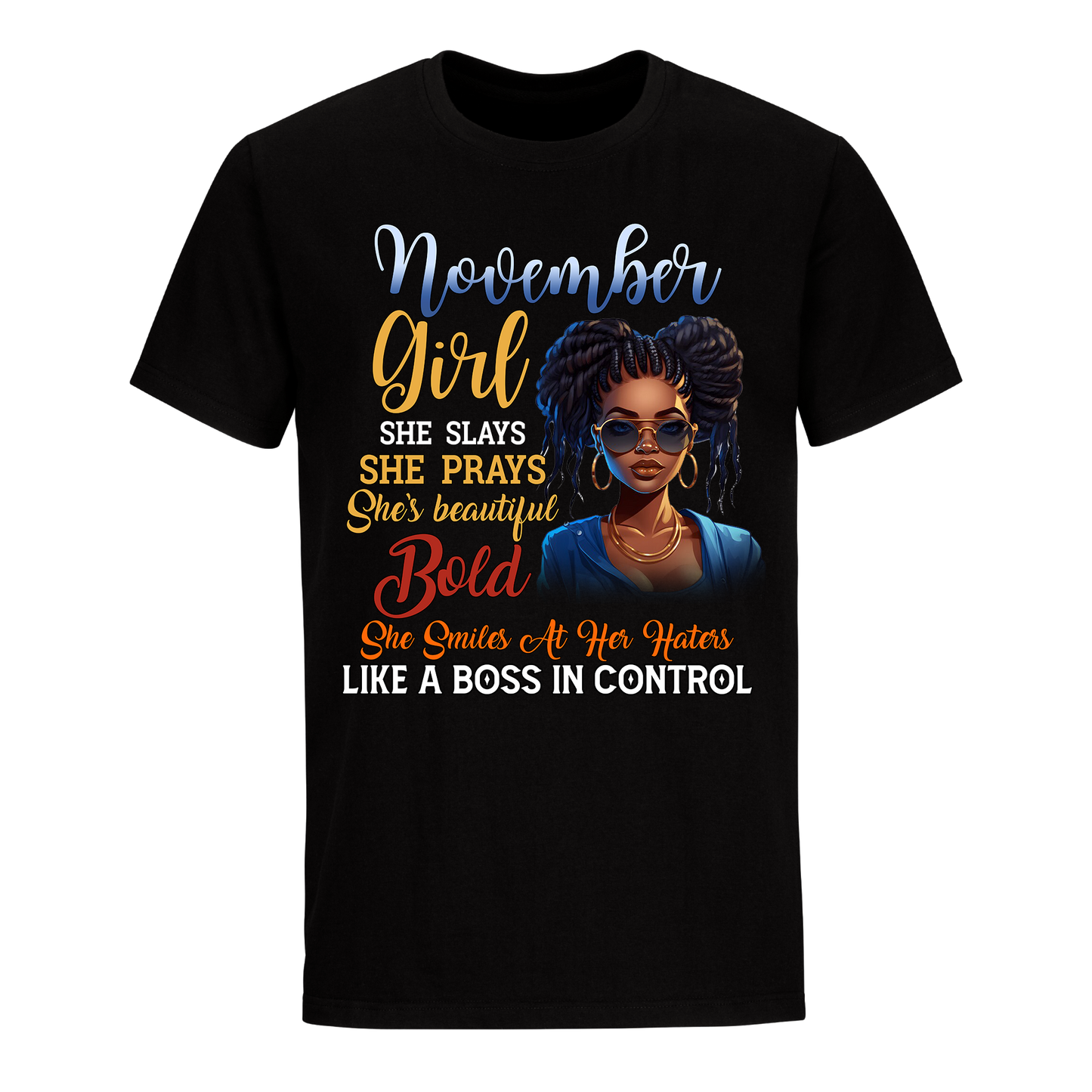 BOSS IN CONTROL NOVEMBER UNISEX SHIRT