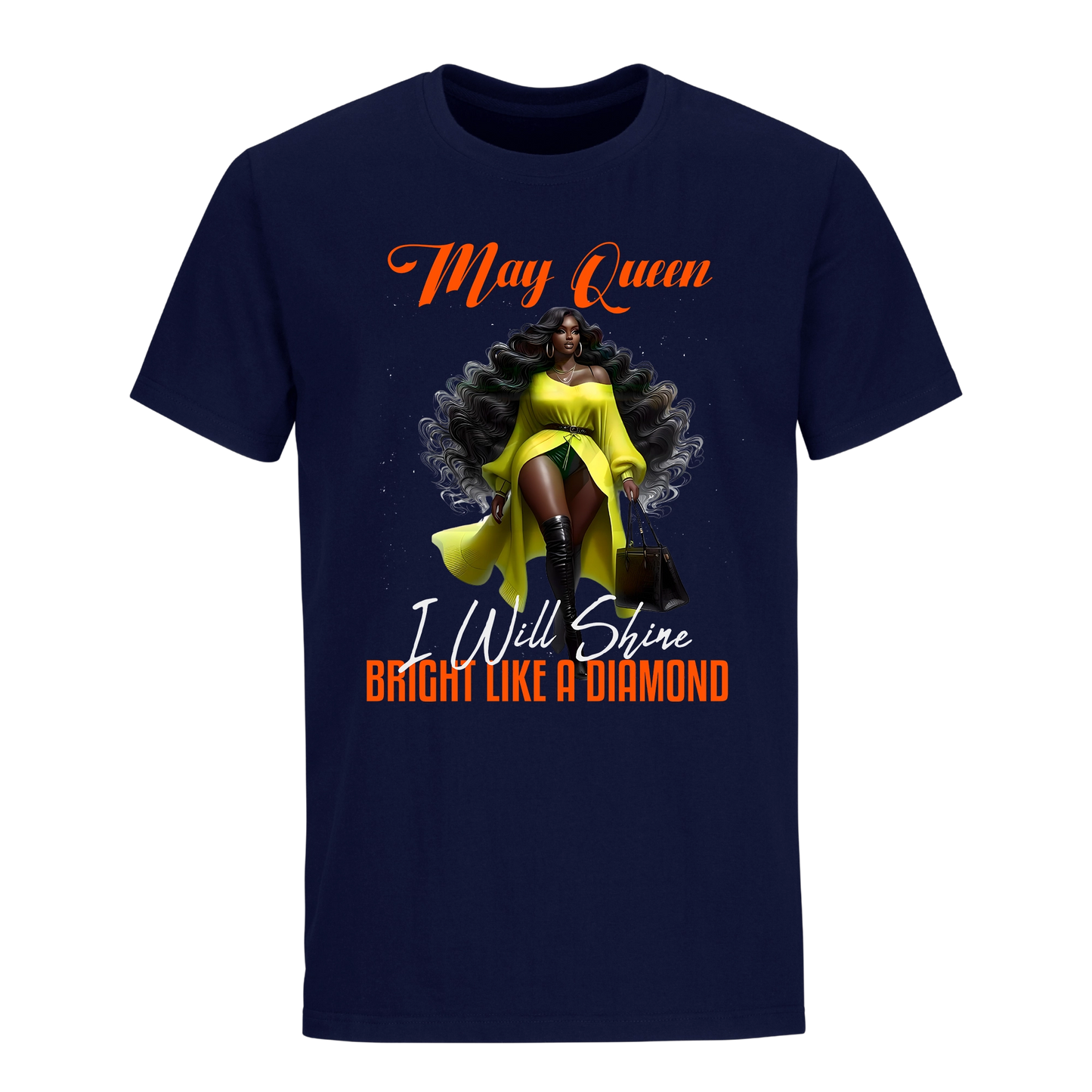 BRIGHT LIKE A DIAMOND MAY QUEEN UNISEX SHIRT