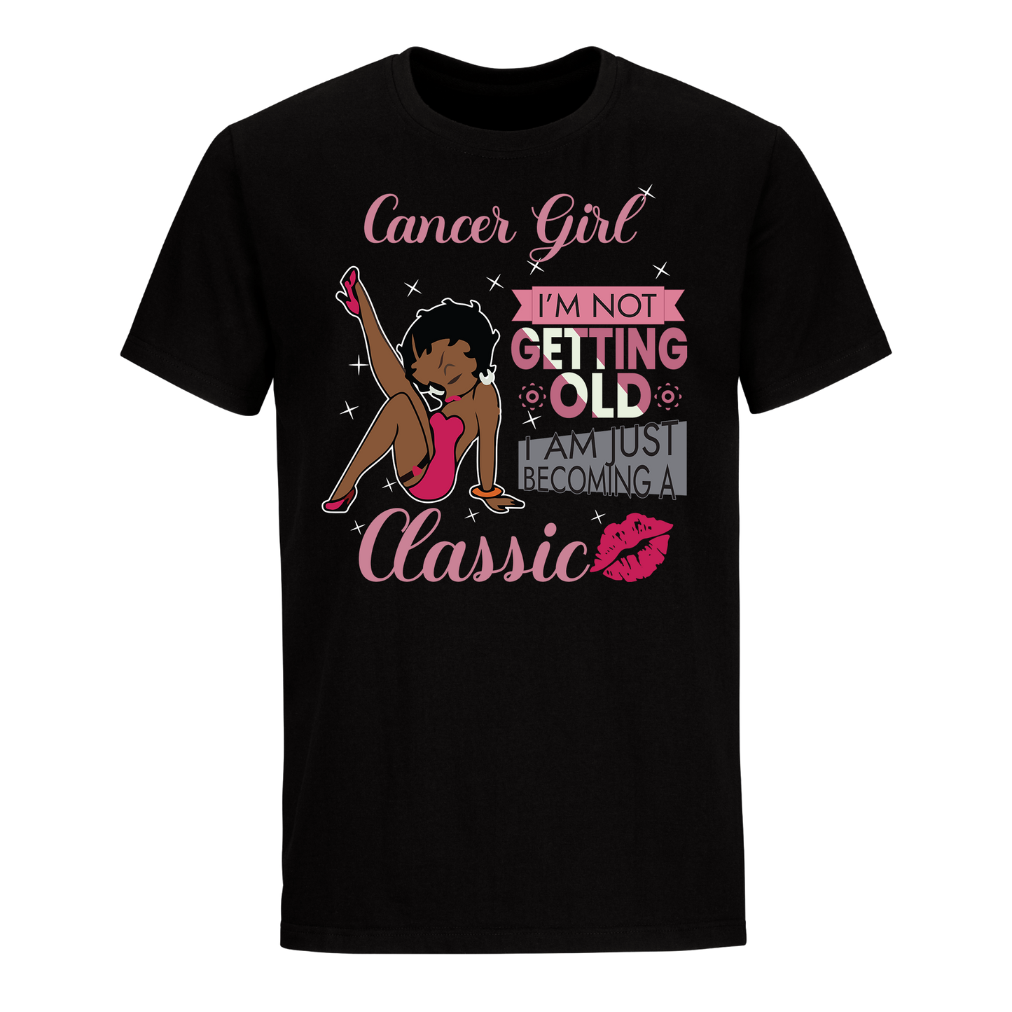 CANCER GIRL CLASSIC PINK SHIRT